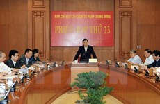 President chairs meeting on judicial affairs