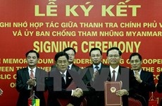 Vietnam, Myanmar sign MoU on anti-corruption