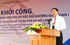 Hanoi starts construction on 500-bed children’s hospital