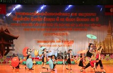 Vietnamese artists perform in Laos ahead of its National Day