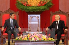 Party chief welcomes Lao diplomat in ambassadorial role