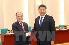 Vietnam’s top legislator meets with Chinese Party chief 