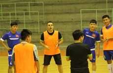 Malaysian Futsal squad arrive for friendly matches with Vietnam