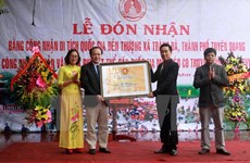 Thuong temple in Tuyen Quang honoured as national relic site