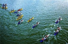 Kayakers to paddle in Da Nang beach