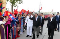 Lao Party chief sends thank-you letter to Vietnamese leaders