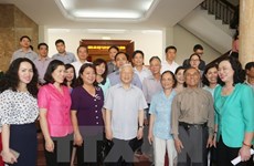 Party chief meets with Hanoi voters 
