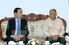 President concludes Lao visits, heads to Cambodia 