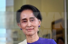 Myanmar’s state counselor visits Thailand