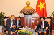 Deputy PM meets Cambodian, German ambassadors