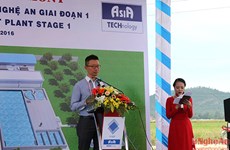 VSIP Nghe An builds wastewater treatment plant