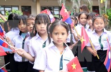 Nguyen Du school in Vientiane launches new school year
