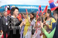 National Assembly Chairwoman starts official visit to Cambodia