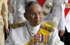 Defence Minister pays floral tribute to Thai King