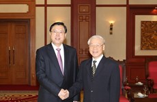 Party chief welcomes Chinese legislative leader 