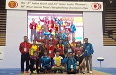 Vietnamese lifters win 17 titles at Asian champs 