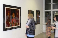 Vietnamese lacquer paintings displayed in Germany