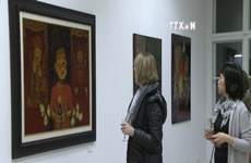 Vietnamese lacquer paintings on display in Germany