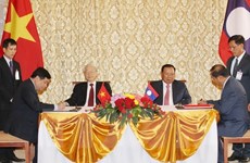 Vietnam, Laos issue joint statement