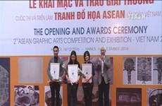 ASEAN graphic art works on display