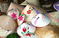Hanoi boasts conical hat making village