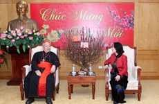 Hanoi Archdiocese leader extends Tet greetings 