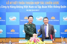 Viettel, Vietnam Airlines ink co-operation agreement
