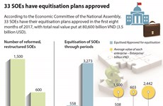 33 SOEs have equitisation plans approved 