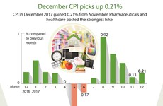 December CPI picks up 0.21%