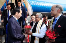 President Tran Dai Quang arrives in New Delhi for State visit to India