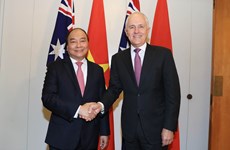 Prime Minister Nguyen Xuan Phuc welcomed in Australia