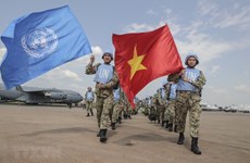 Vietnamese military doctors arrive in South Sudan for UN mission 