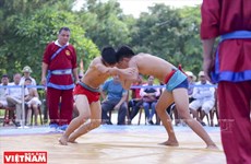 Attraction of Vietnam's traditional wrestling 