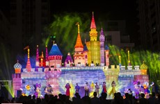 Light festival in Ho Chi Minh City