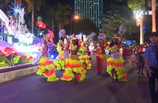 Street carnival in Da Nang city