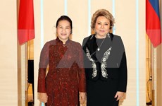  Vietnamese, Russian top legislators hold talks