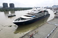 French luxury cruise ship arrives in Quang Binh