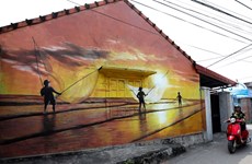 Mural village woos more visitors to Quang Binh