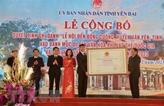 Dong Cuong Temple Festival recognised as National Intangible Cultural Heritage