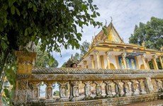 Tay Ninh: Ka Ot pagoda boasts Khmer Theravada Buddhist architecture