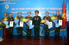 Five more Vietnamese officers to join UN peacekeeping operations 