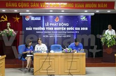 National Volunteer Award 2016 launched in Hanoi 