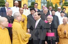 President meets religious dignitaries 