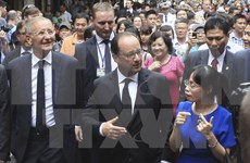 President Hollande’s Vietnam visit makes headlines in France 