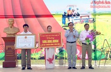 Nghe An has 12 more communes meeting new rural criteria 