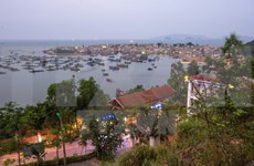 Thanh Hoa: Nghi Son island commune at the sunset