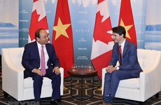 Vietnamese, Canadian PMs hold talks in Quebec