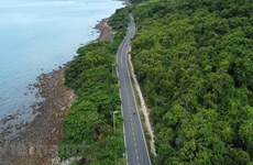Striking sites along Con Dao southern coastal road