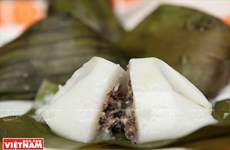 Banh gio, softest rice dough dumpling 