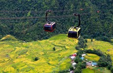 Fansipan cable car system adds to attractiveness of Sa Pa